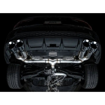 AWE 22-24 Audi 8Y S3 Track Edition Exhaust - Chrome Silver Tips - Get it from Bo
