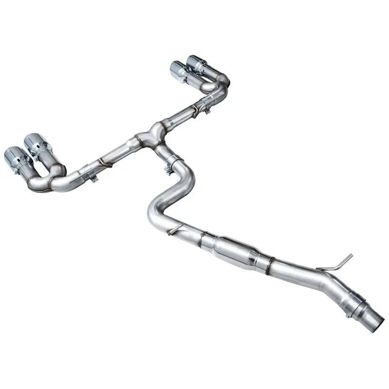 AWE 22-24 Audi 8Y S3 Track Edition Exhaust - Chrome Silver Tips - Get it from Bo