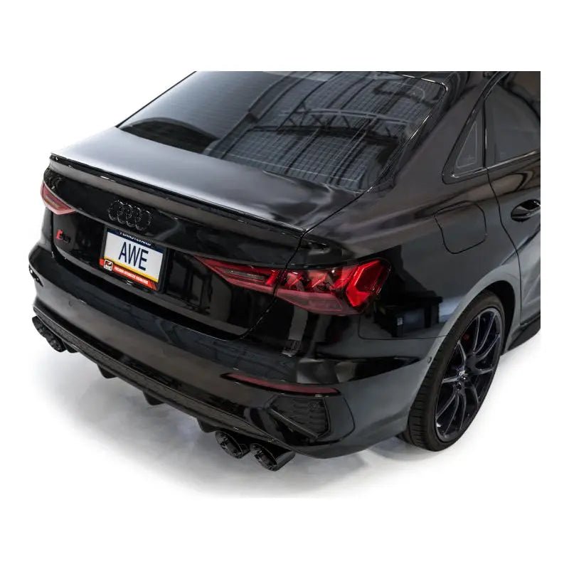 AWE 22-24 Audi 8Y S3 Track Edition Exhaust - Diamond Black Tips - Get it from Bo