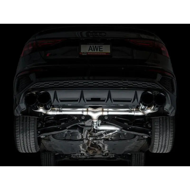 AWE 22-24 Audi 8Y S3 Track Edition Exhaust - Diamond Black Tips - Get it from Bo