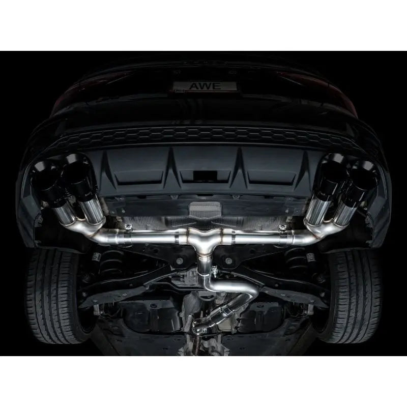 AWE 22-24 Audi 8Y S3 Track Edition Exhaust - Diamond Black Tips - Get it from Bo