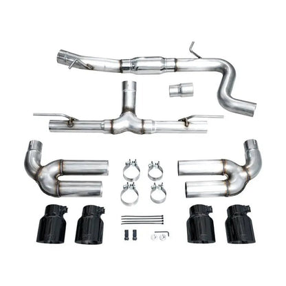 AWE 22-24 Audi 8Y S3 Track Edition Exhaust - Diamond Black Tips - Get it from Bo