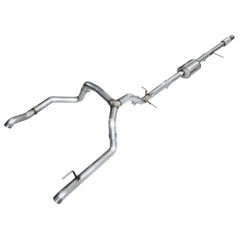 AWE 4th Gen GM 1500 5.3L 0FG Catback Split Rear Exit (w/ Bumper Cutouts) - OE Tips - Get it from Bo