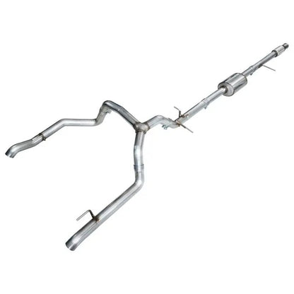 AWE 4th Gen GM 1500 5.3L 0FG Catback Split Rear Exit (w/ Bumper Cutouts) - OE Tips - Get it from Bo