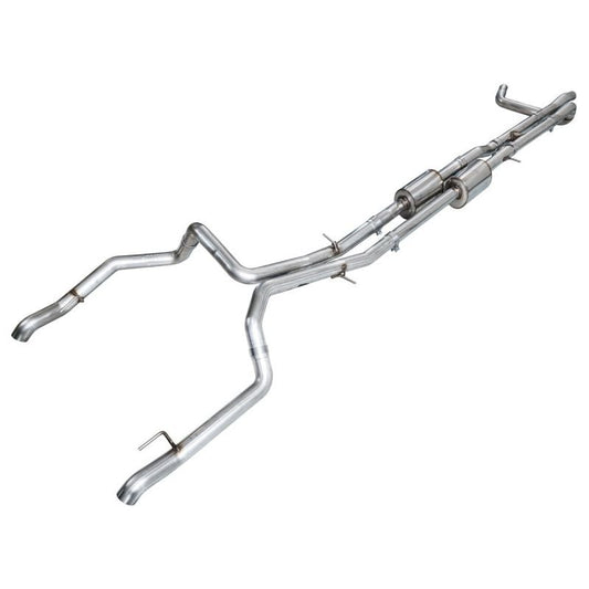 AWE 4th Gen GM 1500 6.2L Catback Split Rear Exit (w/ Bumper Cutouts) - OE Tips - Get it from Bo