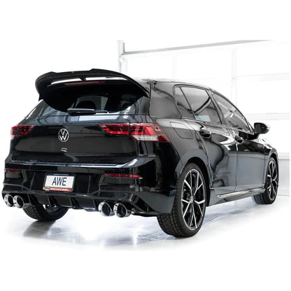 AWE MK8 Volkswagen Golf R Touring Edition Exhaust - Chrome Silver Tips - Get it from Bo