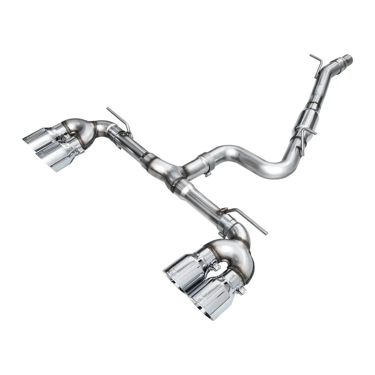 AWE MK8 Volkswagen Golf R Touring Edition Exhaust - Chrome Silver Tips - Get it from Bo