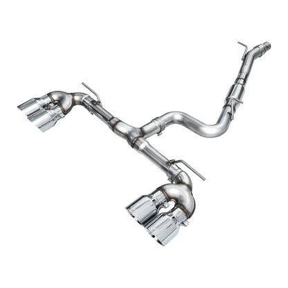 AWE MK8 Volkswagen Golf R Touring Edition Exhaust - Chrome Silver Tips - Get it from Bo
