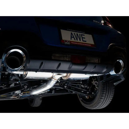 AWE Subaru BRZ/ Toyota GR86/ Toyota 86 Touring Edition Cat-Back Exhaust- Chrome Silver Tips NP Motorsports
