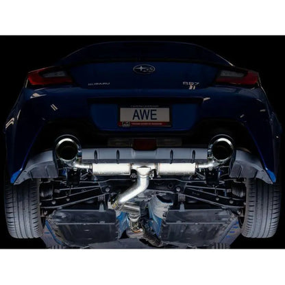 AWE Subaru BRZ/ Toyota GR86/ Toyota 86 Touring Edition Cat-Back Exhaust- Chrome Silver Tips NP Motorsports