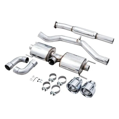 AWE Subaru BRZ/ Toyota GR86/ Toyota 86 Touring Edition Cat-Back Exhaust- Chrome Silver Tips NP Motorsports