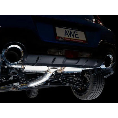 AWE Subaru BRZ/ Toyota GR86/ Toyota 86 Touring Edition Cat-Back Exhaust- Chrome Silver Tips - Get it from Bo