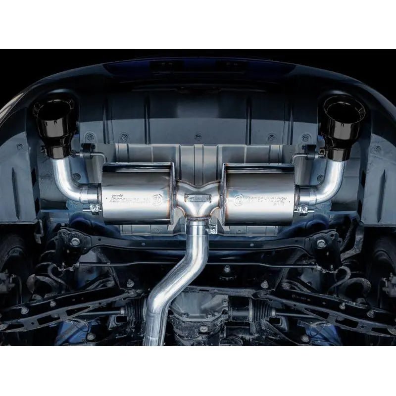 AWE Subaru BRZ/ Toyota GR86/ Toyota 86 Touring Edition Cat-Back Exhaust- Diamond Black Tips - Get it from Bo