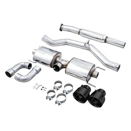 AWE Subaru BRZ/ Toyota GR86/ Toyota 86 Touring Edition Cat-Back Exhaust- Diamond Black Tips - Get it from Bo