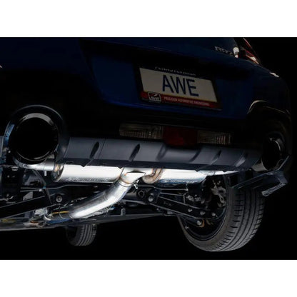 AWE Subaru BRZ/ Toyota GR86/ Toyota 86 Touring Edition Cat-Back Exhaust- Diamond Black Tips - Get it from Bo