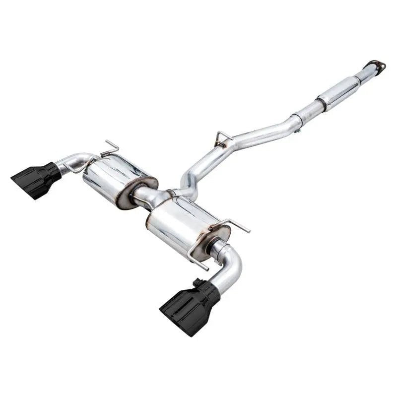 AWE Subaru BRZ/ Toyota GR86/ Toyota 86 Touring Edition Cat-Back Exhaust- Diamond Black Tips - Get it from Bo