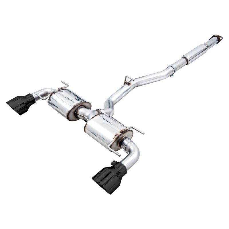 AWE Subaru BRZ/ Toyota GR86/ Toyota 86 Touring Edition Cat-Back Exhaust- Diamond Black Tips NP Motorsports