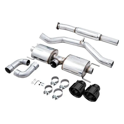 AWE Subaru BRZ/ Toyota GR86/ Toyota 86 Touring Edition Cat-Back Exhaust- Diamond Black Tips NP Motorsports