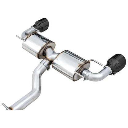 AWE Subaru BRZ/ Toyota GR86/ Toyota 86 Touring Edition Cat-Back Exhaust- Diamond Black Tips - Get it from Bo