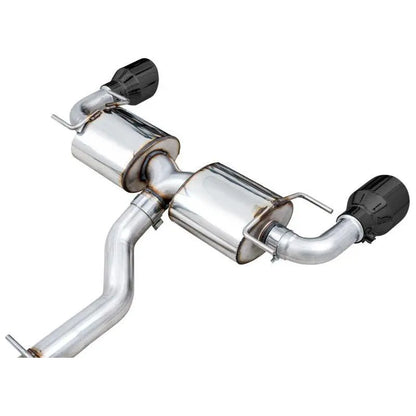 AWE Subaru BRZ/ Toyota GR86/ Toyota 86 Touring Edition Cat-Back Exhaust- Diamond Black Tips NP Motorsports