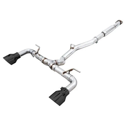 AWE Subaru BRZ / Toyota GR86 / Toyota 86 Track Edition Cat-Back Exhaust- Diamond Black Tips NP Motorsports