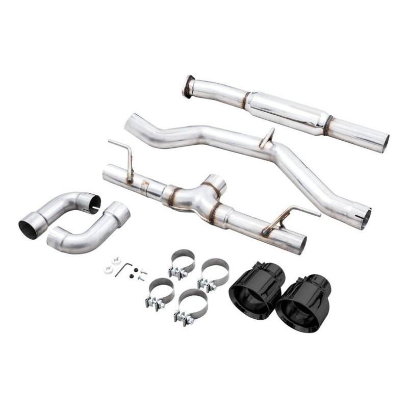 AWE Subaru BRZ / Toyota GR86 / Toyota 86 Track Edition Cat-Back Exhaust- Diamond Black Tips NP Motorsports
