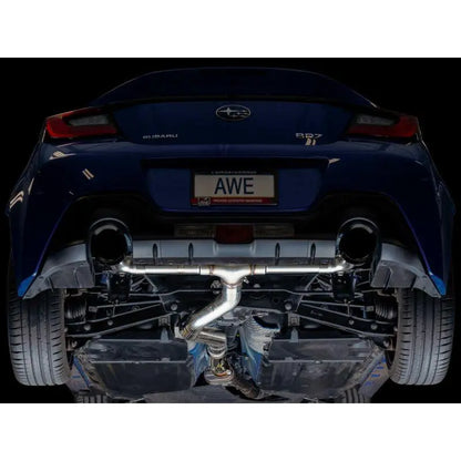AWE Subaru BRZ / Toyota GR86 / Toyota 86 Track Edition Cat-Back Exhaust- Diamond Black Tips NP Motorsports