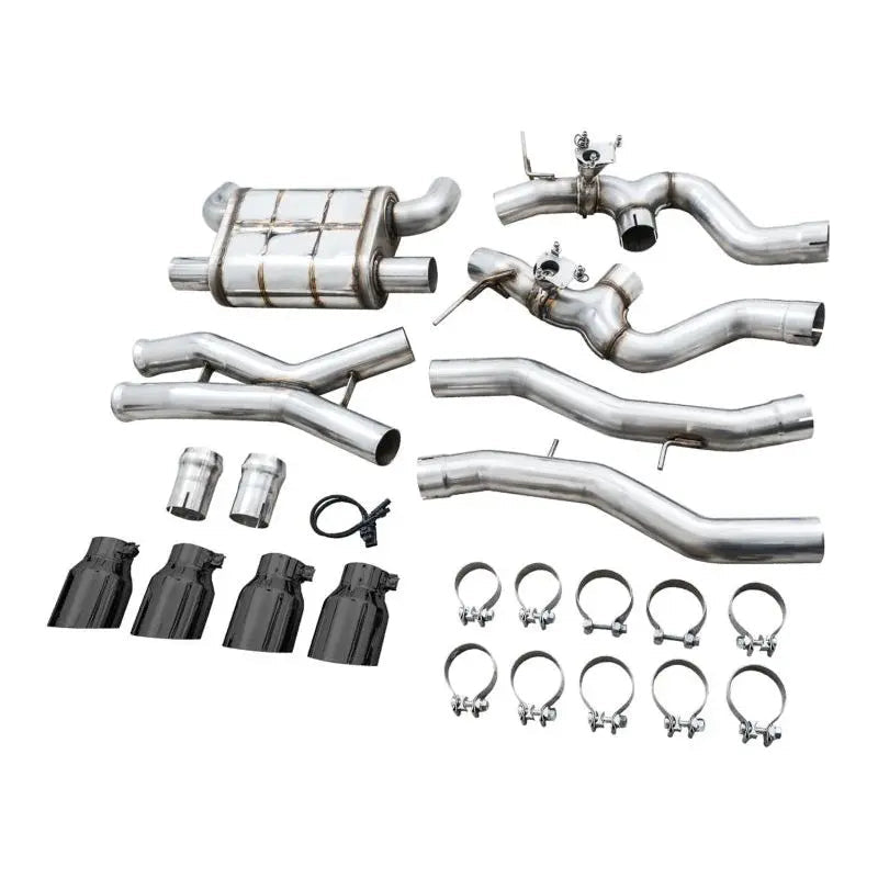 AWE SwitchPath Catback Exhaust for BMW G8X M3/M4 - Diamond Black Tips - Get it from Bo