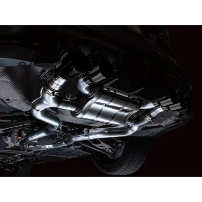 AWE SwitchPath Catback Exhaust for BMW G8X M3/M4 - Diamond Black Tips - Get it from Bo