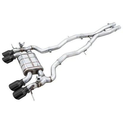 AWE SwitchPath Catback Exhaust for BMW G8X M3/M4 - Diamond Black Tips - Get it from Bo