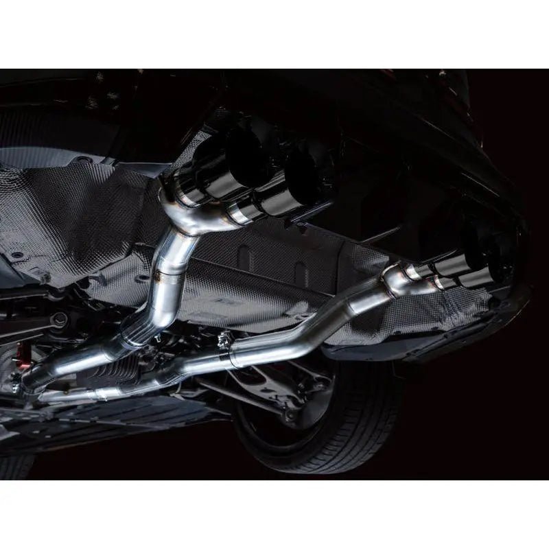 AWE Track Edition Catback Exhaust for BMW G8X M3/M4 - Diamond Black Tips - Get it from Bo
