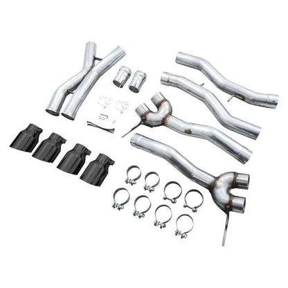 AWE Track Edition Catback Exhaust for BMW G8X M3/M4 - Diamond Black Tips NP Motorsports