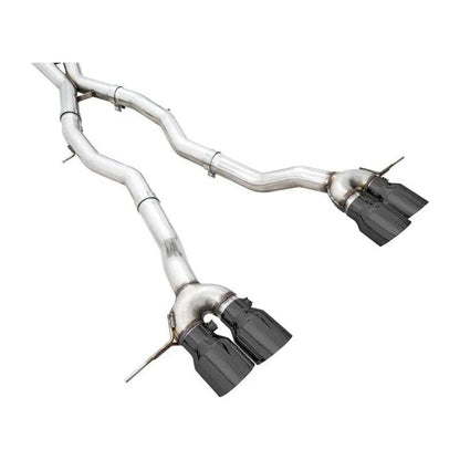 AWE Track Edition Catback Exhaust for BMW G8X M3/M4 - Diamond Black Tips NP Motorsports