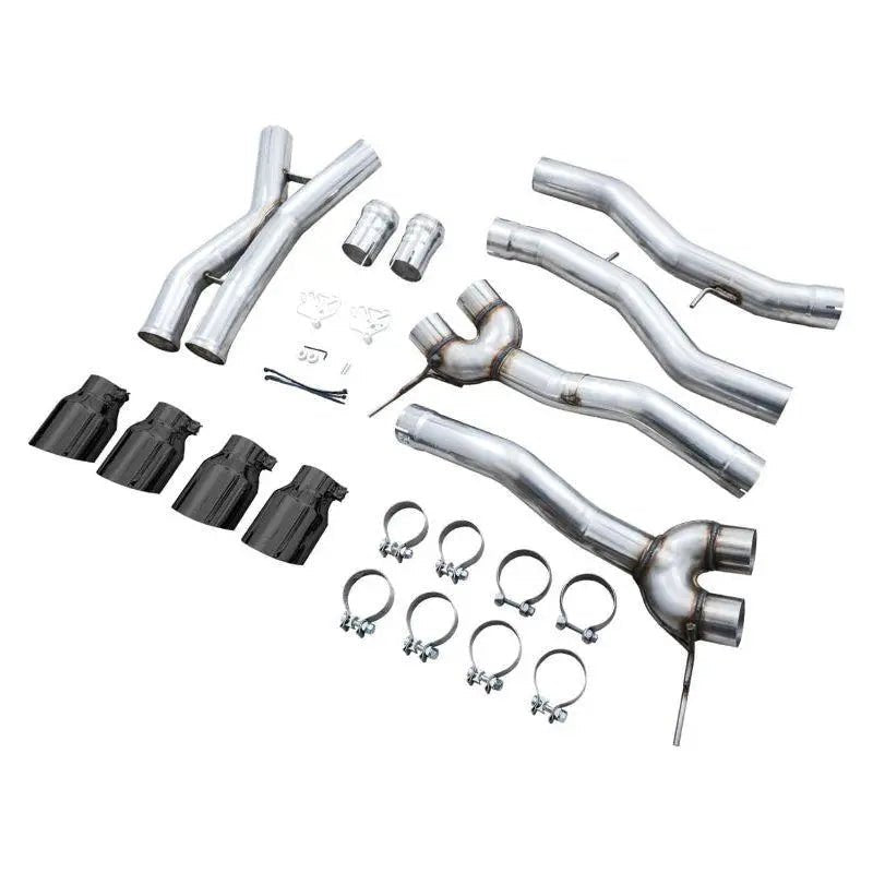 AWE Track Edition Catback Exhaust for BMW G8X M3/M4 - Diamond Black Tips - Get it from Bo