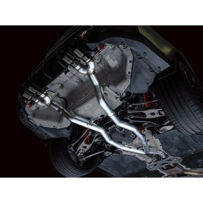 AWE Track Edition Catback Exhaust for BMW G8X M3/M4 - Diamond Black Tips NP Motorsports