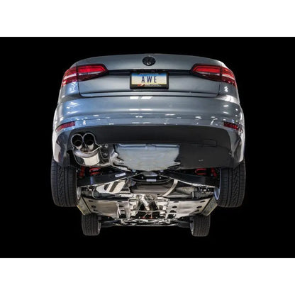 AWE Tuning 09-14 Volkswagen Jetta Mk6 1.4T Touring Edition Exhaust - Chrome Silver Tips NP Motorsports