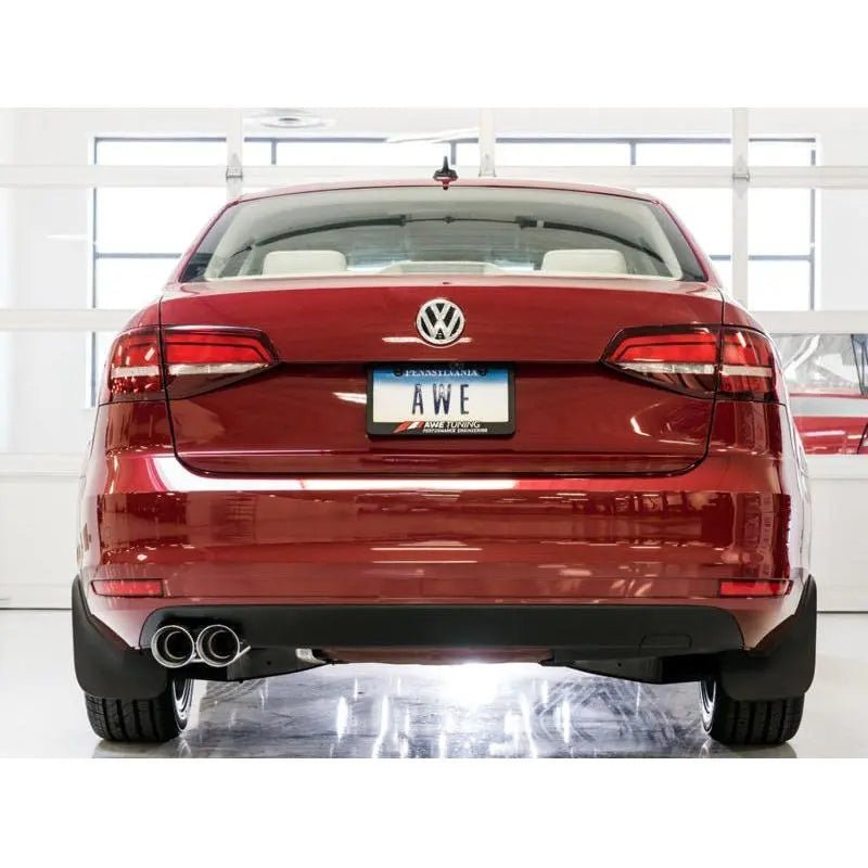 AWE Tuning 09-14 Volkswagen Jetta Mk6 1.4T Track Edition Exhaust - Chrome Silver Tips - Get it from Bo