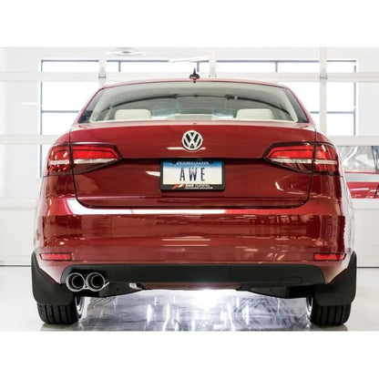 AWE Tuning 09-14 Volkswagen Jetta Mk6 1.4T Track Edition Exhaust - Chrome Silver Tips - Get it from Bo