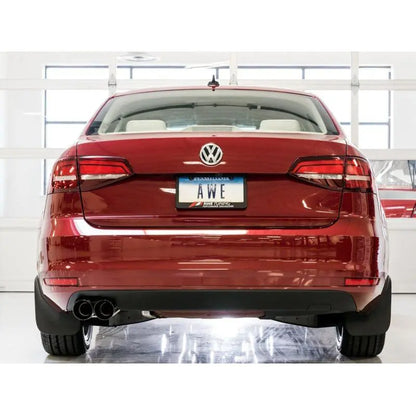 AWE Tuning 09-14 Volkswagen Jetta Mk6 1.4T Track Edition Exhaust - Diamond Black Tips NP Motorsports