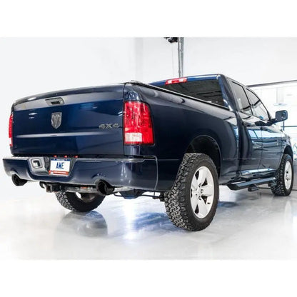 AWE Tuning 09-18 RAM 1500 5.7L (w/Cutouts) 0FG Dual Rear Exit Cat-Back Exhaust - Diamond Black Tips - Get it from Bo