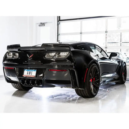 AWE Tuning 14-19 Chevy Corvette C7 Z06/ZR1 Track Edition Axle-Back Exhaust w/Black Tips - Get it from Bo