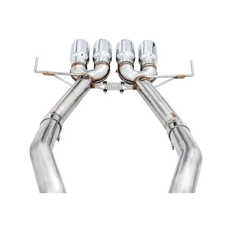 AWE Tuning 14-19 Chevy Corvette C7 Z06/ZR1 (w/o AFM) Track Edition Axle-Back Exhaust w/Chrome Tips - Get it from Bo