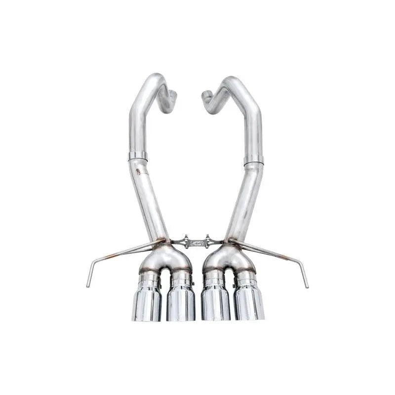 AWE Tuning 14-19 Chevy Corvette C7 Z06/ZR1 (w/o AFM) Track Edition Axle-Back Exhaust w/Chrome Tips - Get it from Bo