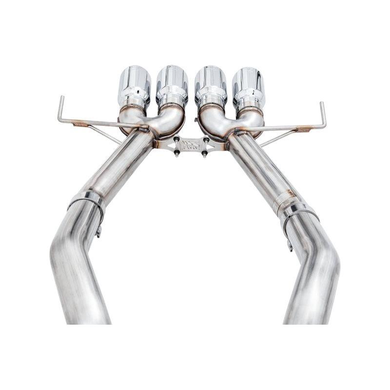 AWE Tuning 14-19 Chevy Corvette C7 Z06/ZR1 (w/o AFM) Track Edition Axle-Back Exhaust w/Chrome Tips NP Motorsports