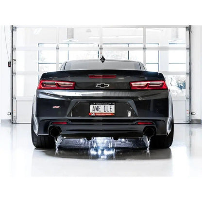 AWE Tuning 16-19 Chevrolet Camaro SS Axle-back Exhaust - Touring Edition (Diamond Black Tips) - Get it from Bo