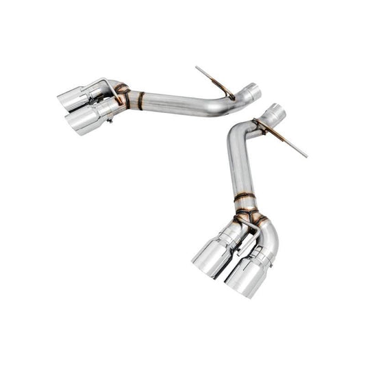 AWE Tuning 16-19 Chevrolet Camaro SS Axle-back Exhaust - Track Edition (Quad Chrome Silver Tips) NP Motorsports