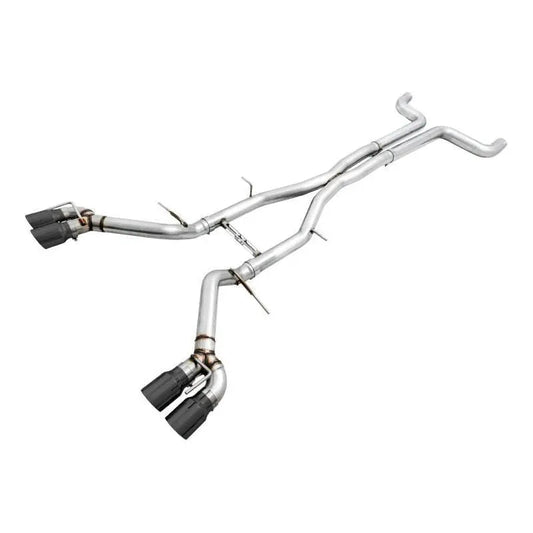 AWE Tuning 16-19 Chevy Camaro SS Non-Res Cat-Back Exhaust - Track Edition (Quad Diamond Black Tips) - Get it from Bo