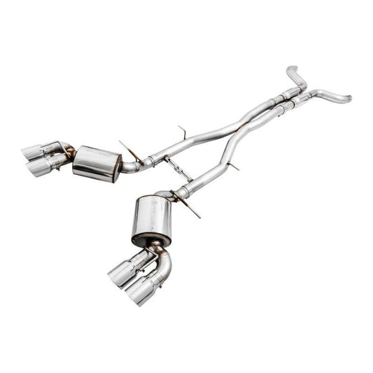 AWE Tuning 16-19 Chevy Camaro SS Res Cat-Back Exhaust -Touring Edition (Quad Chrome Silver Tips) NP Motorsports