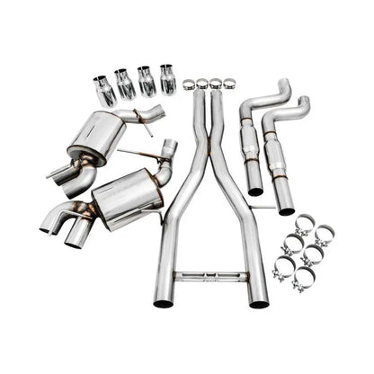 AWE Tuning 16-19 Chevy Camaro SS Res Cat-Back Exhaust -Touring Edition (Quad Chrome Silver Tips) NP Motorsports