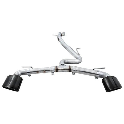 AWE Tuning 18-19 Audi TT RS 8S/RK3 2.5L Turbo Track Edition Exhaust - Diamond Black RS-Style Tips - Get it from Bo